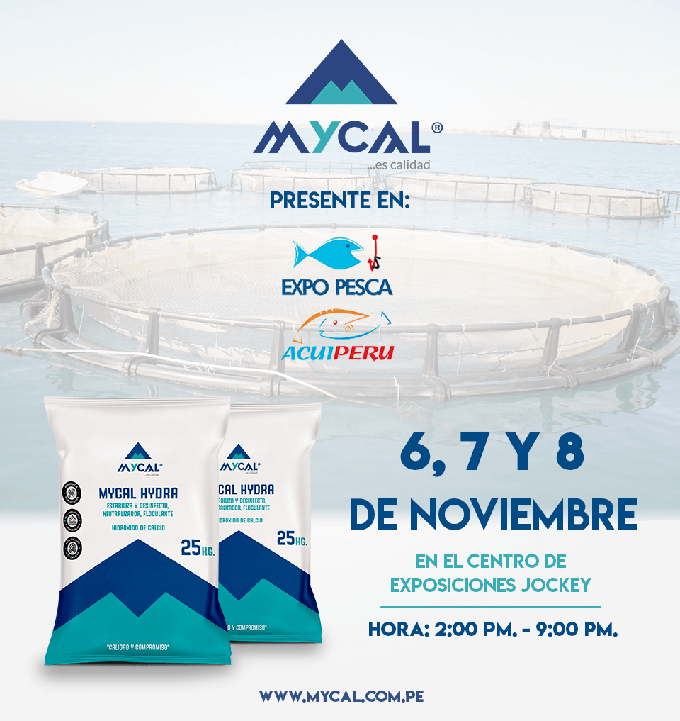 MYCAL PRESENTE EN: Expo Pesca - AcuiPeru