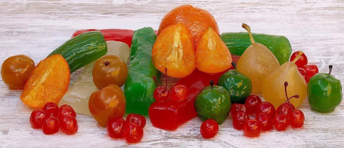 Producción de frutas confitadas